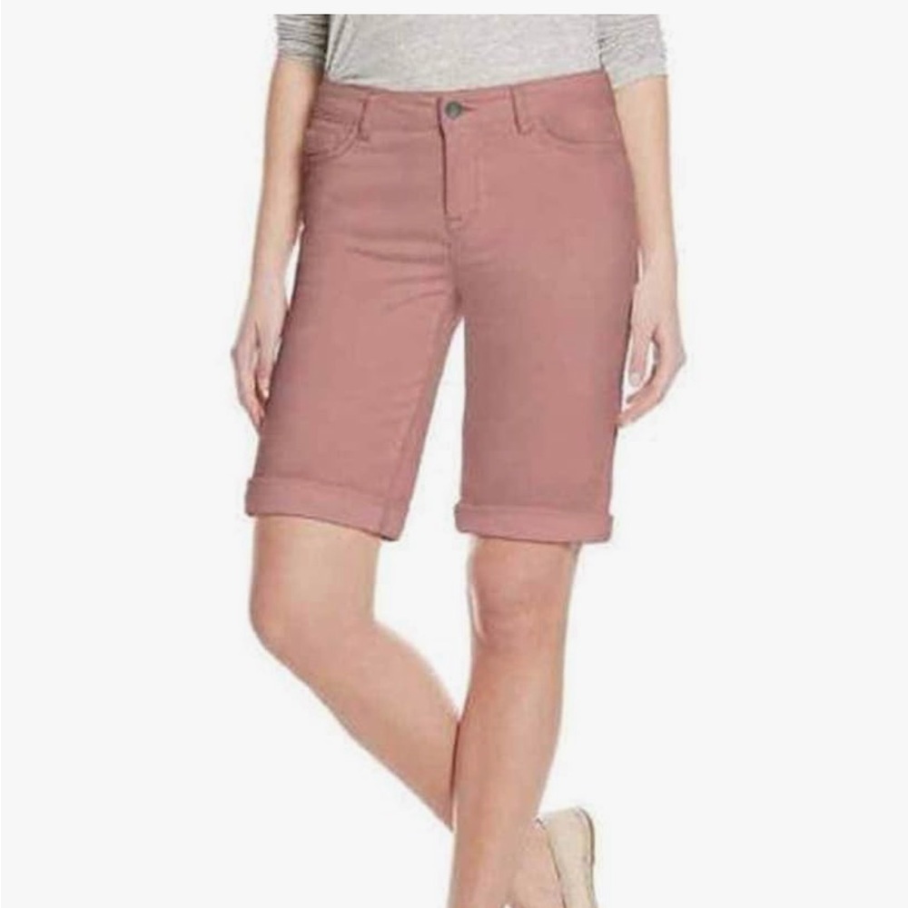 Buffalo David Women's Cuffed Bermuda Shorts,14/34 NWT MODEST
